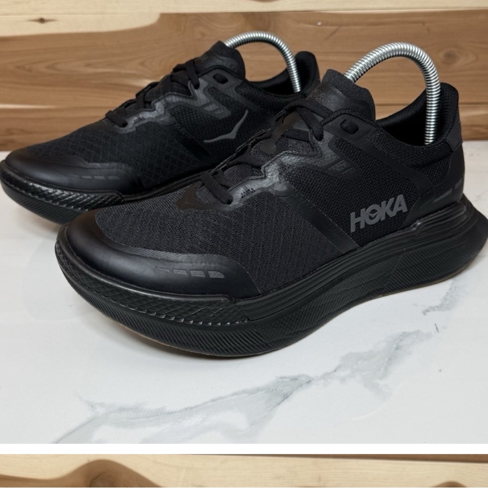 HOKA One One Transport X Black Running Shoes